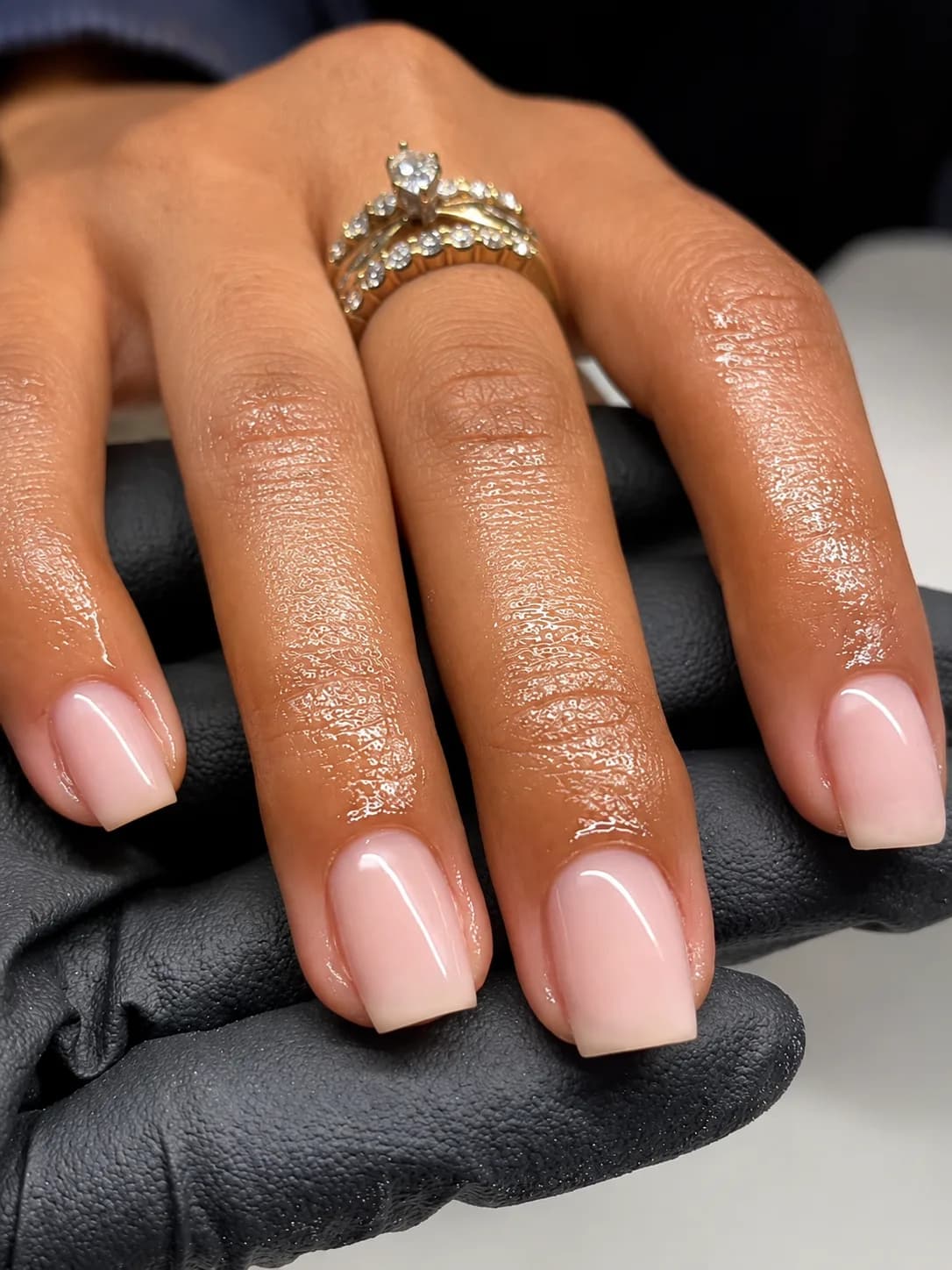 Réalisation X Nails — Gainage sur ongles naturels